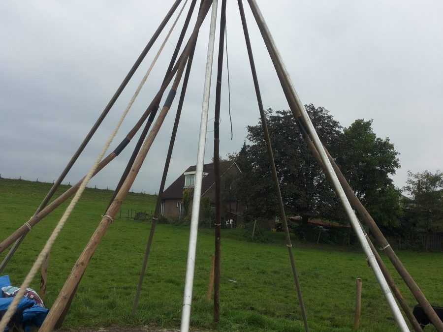 Opbouw tipi